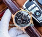Clone Vacheron Constantin Fiftysix Rose Gold Watch Black Dial - Swiss Grade